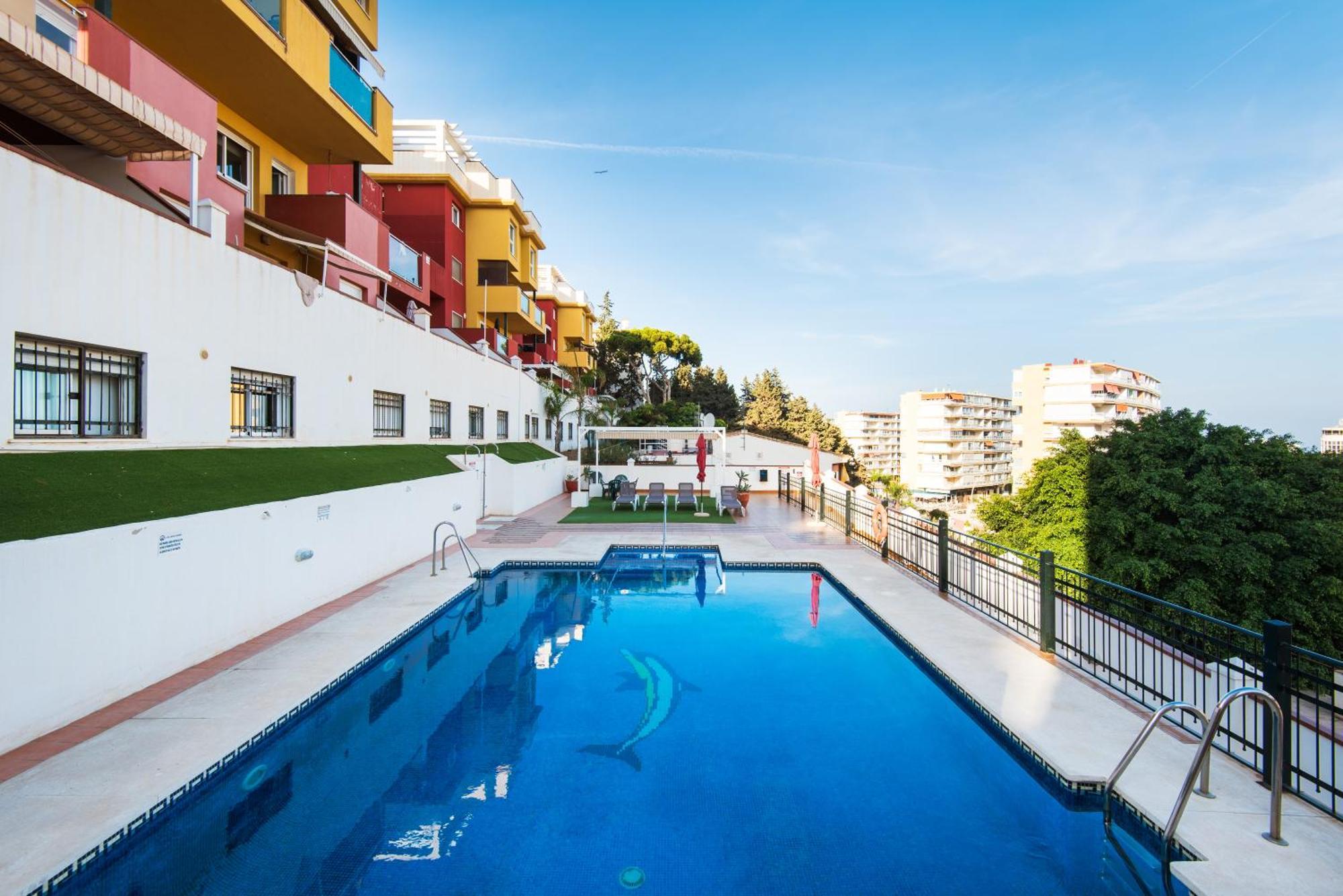 Sea View And 350M To The Beach Torremolinos Ngoại thất bức ảnh